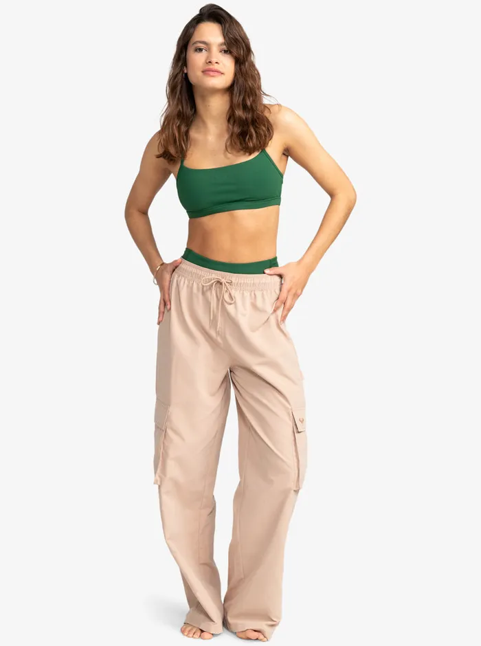 Roxy Pants and Jeans Active Collection Baggy Sweatpants Warm Taupe 8211 Womens
