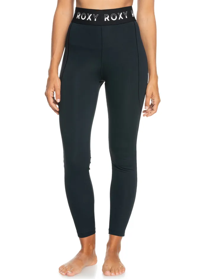 Roxy Pants and Jeans Bold Moves Technical Leggings Anthracite 8211 Womens