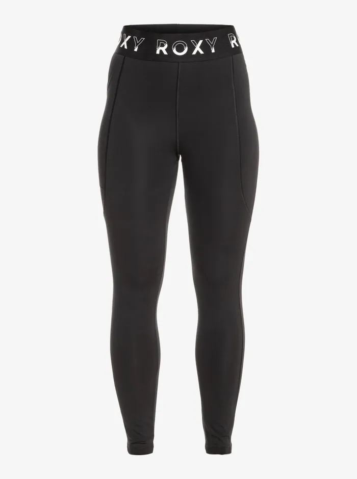 Roxy Pants and Jeans Bold Moves Technical Leggings Anthracite 8211 Womens