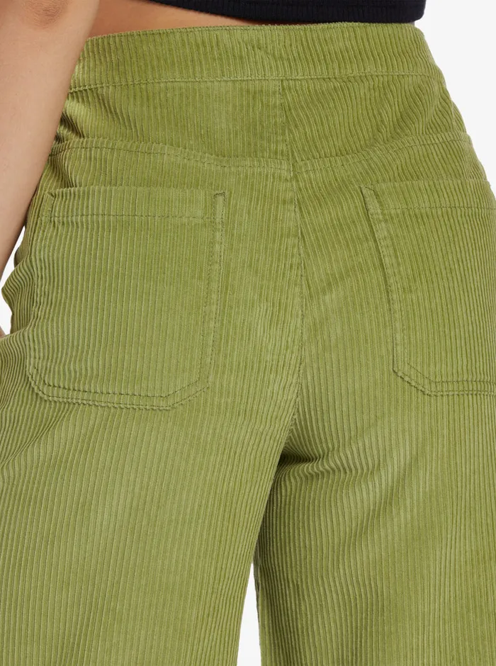 Roxy Pants and Jeans Chloe Kim Corduroy Pants Iguana 8211 Womens