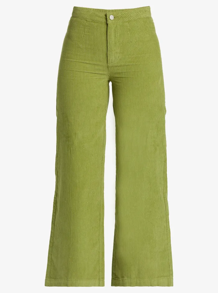 Roxy Pants and Jeans Chloe Kim Corduroy Pants Iguana 8211 Womens