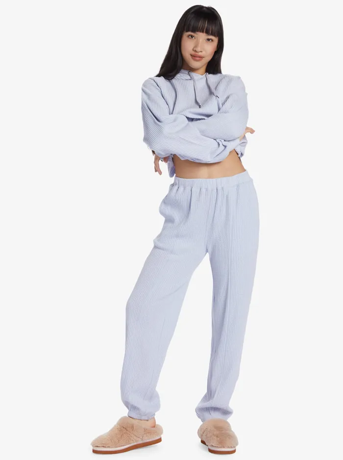 Roxy Pants and Jeans Chloe Kim Off Duty Waffle Sweatpants Halogen Blue 8211 Womens