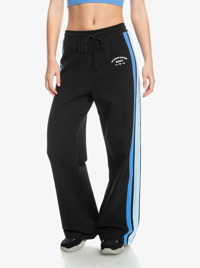 Roxy Pants and Jeans Essential Energy Band Wide Leg Sweatpants Anthracite 8211 Womens Roxy Pants and Jeans Essential Energy Band Wide Leg Sweatpants Anthracite 8211 Womens