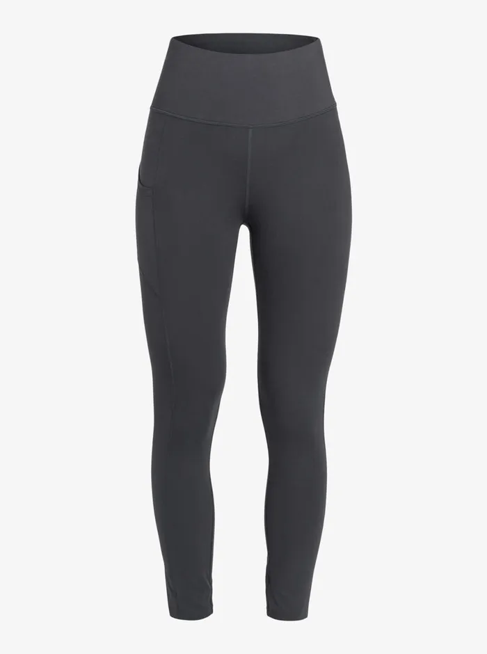 Roxy Pants and Jeans Heart Into It Technical Leggings Anthracite 8211 Womens