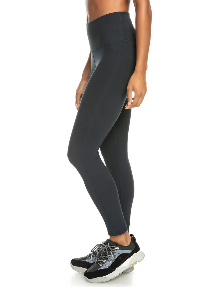 Roxy Pants and Jeans Heart Into It Technical Leggings Anthracite 8211 Womens