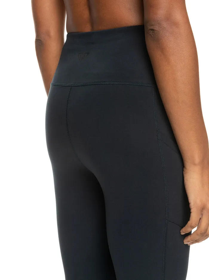 Roxy Pants and Jeans Heart Into It Technical Leggings Anthracite 8211 Womens