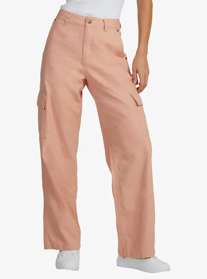 Roxy Pants and Jeans Lefty Cargo Pants Cafe Creme 8211 Womens