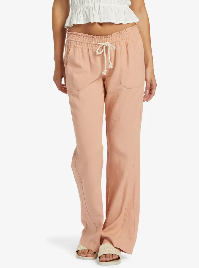 Roxy Pants and Jeans Oceanside Flared Pants Cafe Creme 8211 Womens