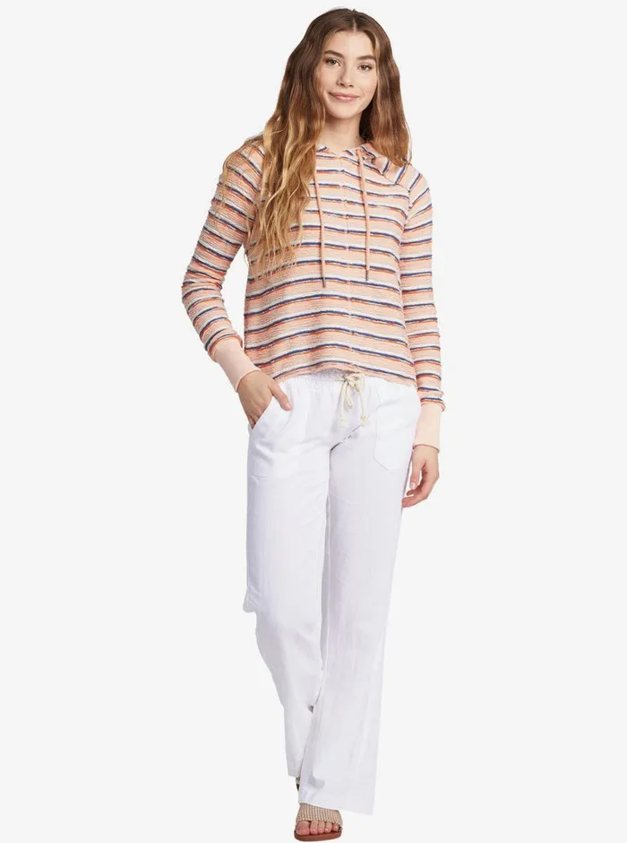 Roxy Pants and Jeans Oceanside Flared Pants Sea Salt 8211 Womens