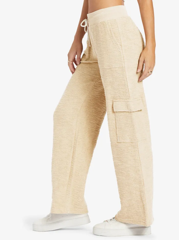 Roxy Pants and Jeans Off The Hook Cargo Sweat Shorts Tapioca 8211 Womens
