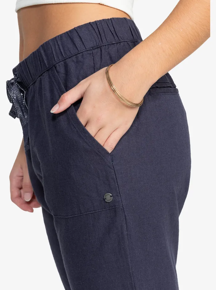 Roxy Pants and Jeans On The Seashore Cargo Pants Mood Indigo 8211 Womens