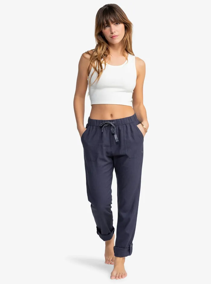 Roxy Pants and Jeans On The Seashore Cargo Pants Mood Indigo 8211 Womens