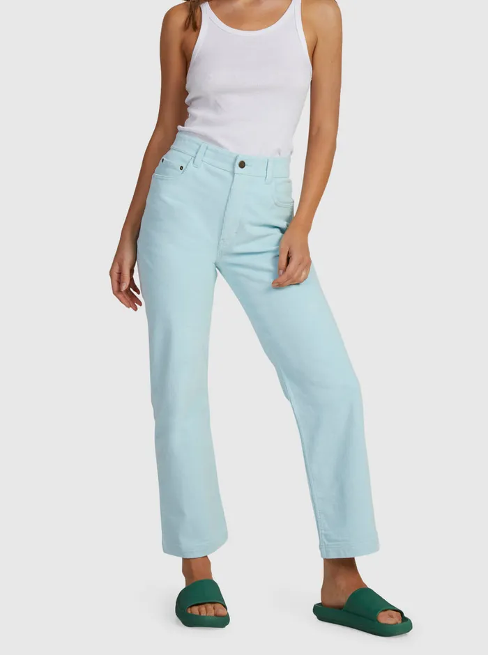 Roxy Pants and Jeans Parliamentia Corduroy Pants Almost Blue 8211 Womens