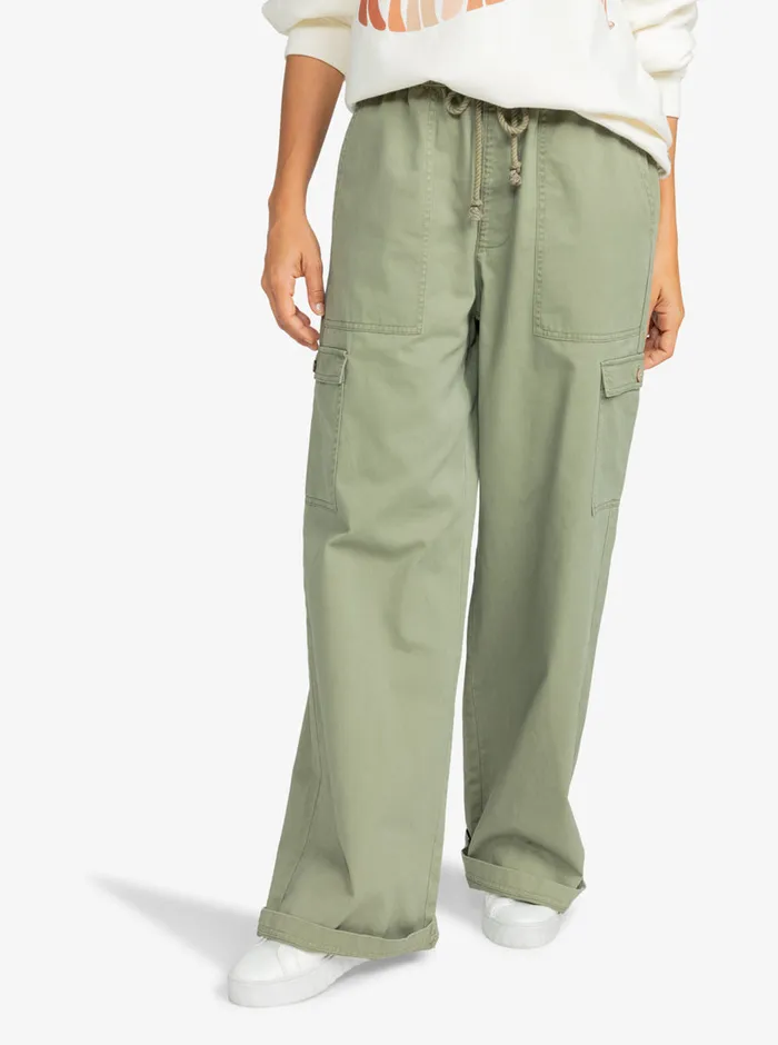 Roxy Pants and Jeans Precious Cargo High Waist Cargo Pants Deep Lichen Green 8211 Womens Roxy Pants and Jeans Precious Cargo High Waist Cargo Pants Deep Lichen Green 8211 Womens
