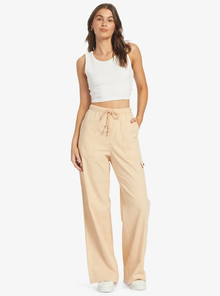 Roxy Pants and Jeans Precious Cargo High Waist Cargo Pants Hazelnut 8211 Womens