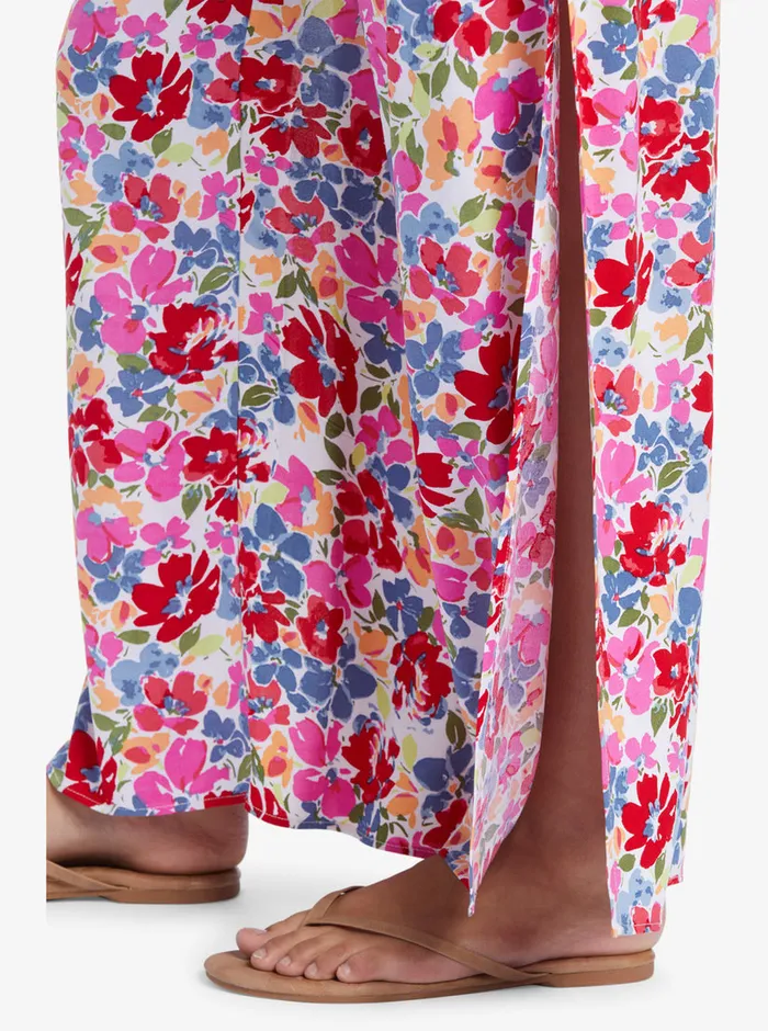 Roxy Pants and Jeans Tropical Rhythm Beach Pants Shocking Pink Bloomin Babe 8211 Womens