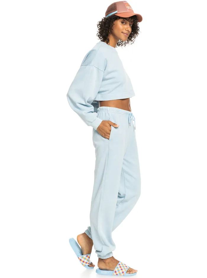 Roxy Pants and Jeans True Radical Joggers Clear Sky 8211 Womens