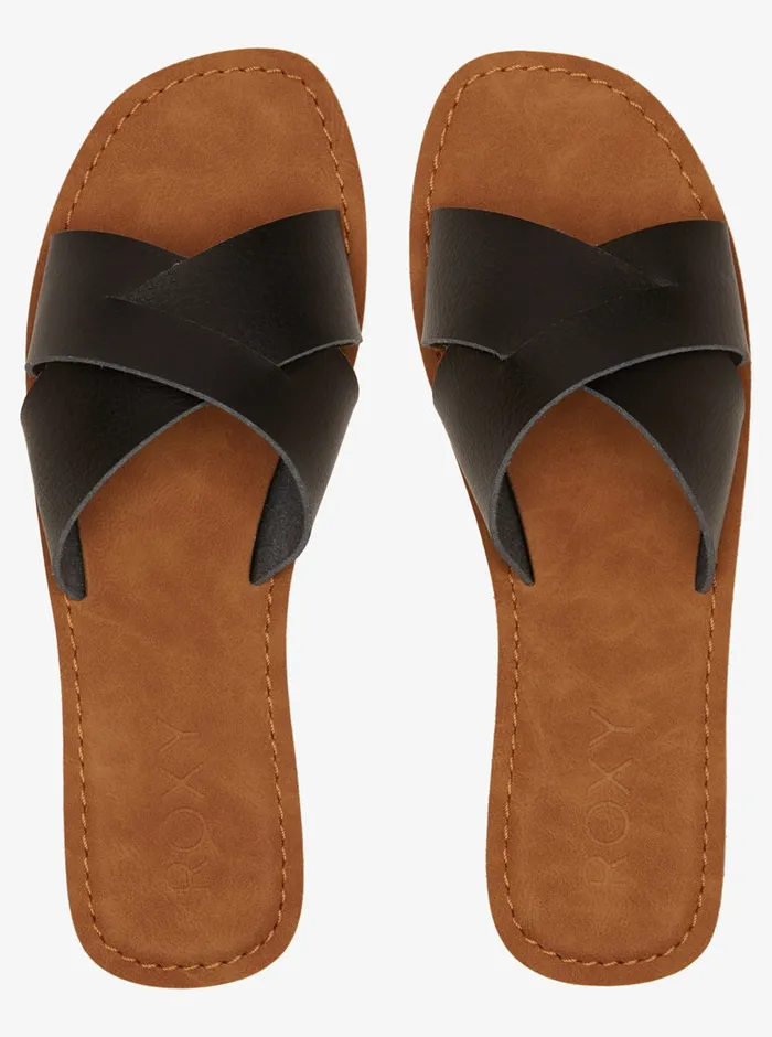 Roxy Sandals Andreya Slide Sandals Black 8211 Womens