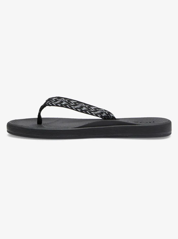 Roxy Sandals Clemente FlipFlops Anthraciteblack 8211 Womens