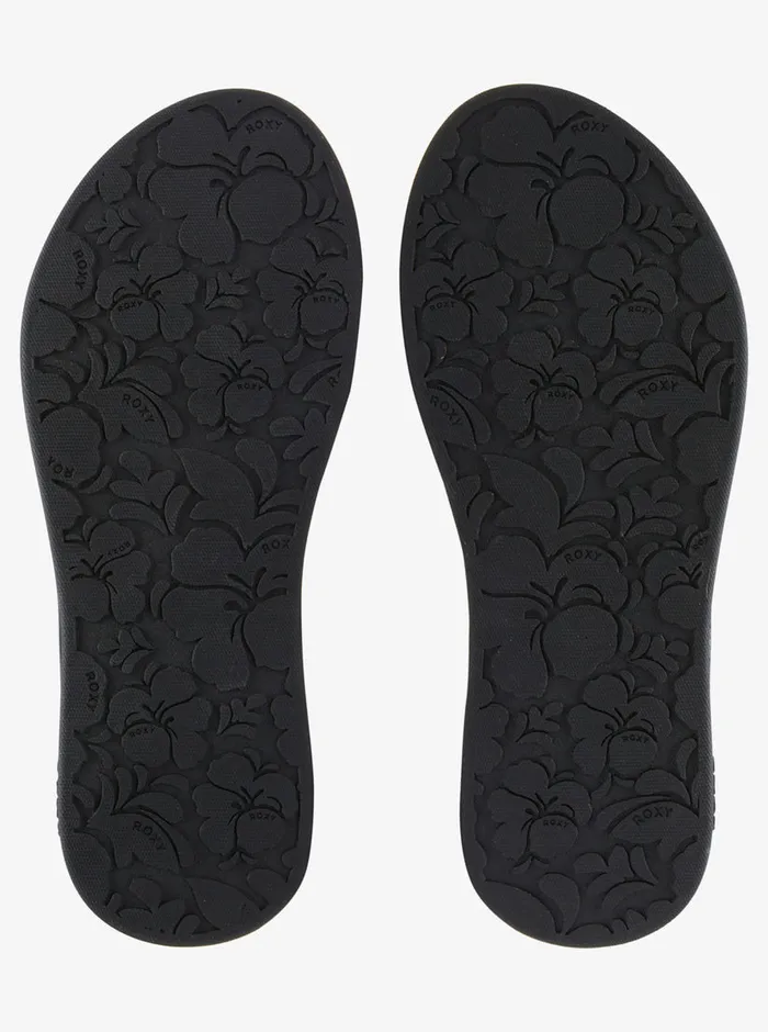 Roxy Sandals Clemente FlipFlops Anthraciteblack 8211 Womens