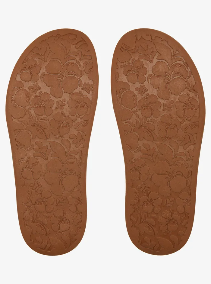 Roxy Sandals Into Summer Slide Sandals Natural 8211 Womens
