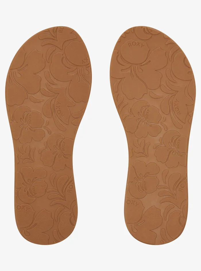 Roxy Sandals Porto II Slide Sandals Natural 8211 Womens