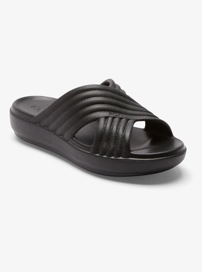 Roxy Sandals Rivie Sandals Black 8211 Womens