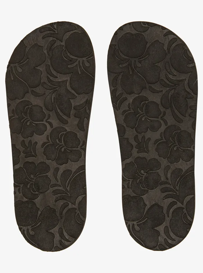 Roxy Sandals Slippy Braided II Slide Sandals Black 8211 Womens