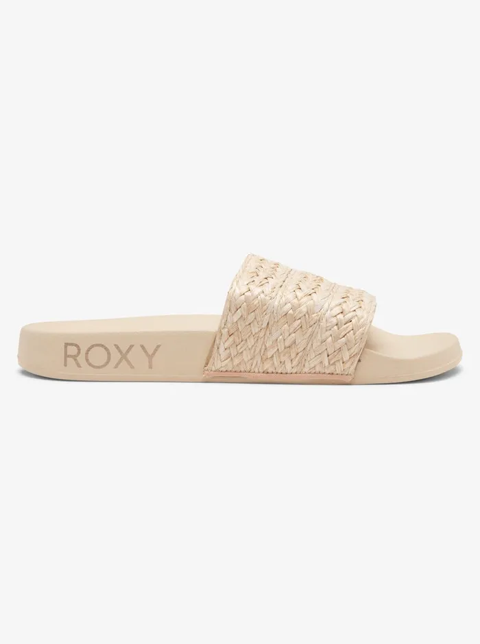 Roxy Sandals Slippy Jute Sandals Cream 8211 Womens