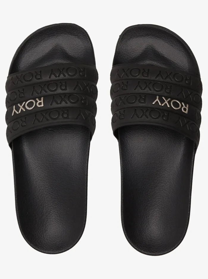 Roxy Sandals Slippy WaterFriendly Sandals Blackm Gold 8211 Womens