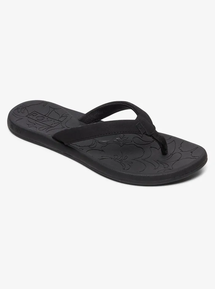 Roxy Sandals Vickie FlipFlops Black 8211 Womens