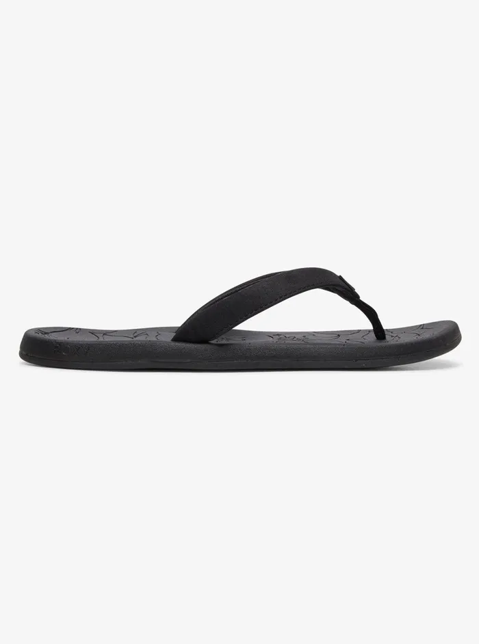 Roxy Sandals Vickie FlipFlops Black 8211 Womens