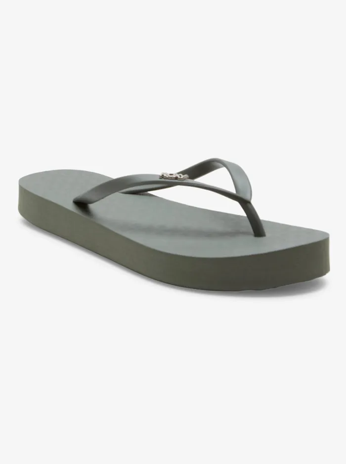 Roxy Sandals Viva Higher Platform Sandals Army Green 8211 Womens