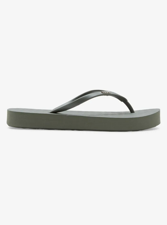 Roxy Sandals Viva Higher Platform Sandals Army Green 8211 Womens