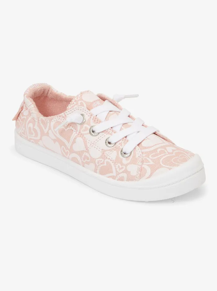 Roxy Shoes and Sandals 416 Bayshore Plus SlipOn Shoes Pink 1 8211 Girls