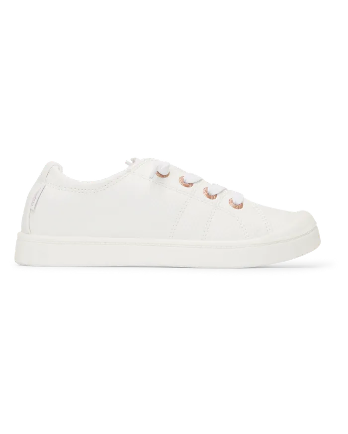 Roxy Shoes and Sandals 416 Bayshore Plus SlipOn Shoes Whitewhite 8211 Girls
