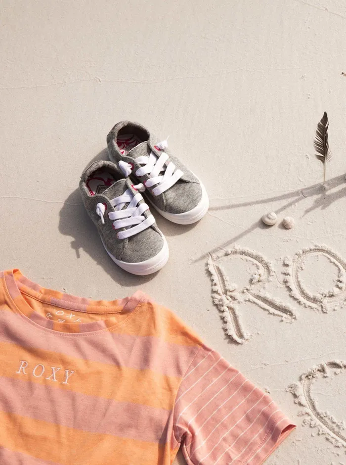 Roxy Shoes and Sandals 416 Bayshore SlipOn Shoes Grey Heather 8211 Girls