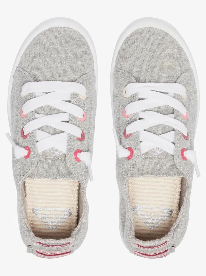 Roxy Shoes and Sandals 416 Bayshore SlipOn Shoes Grey Heather 8211 Girls