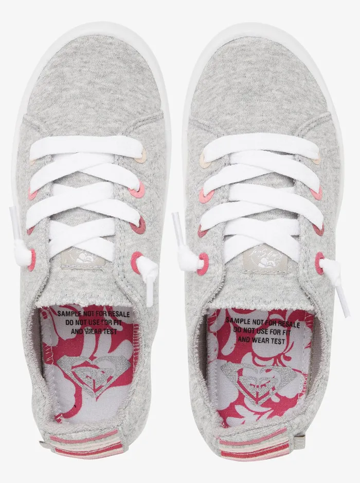 Roxy Shoes and Sandals 416 Bayshore SlipOn Shoes Grey Heather 8211 Girls