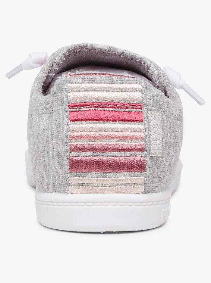 Roxy Shoes and Sandals 416 Bayshore SlipOn Shoes Grey Heather 8211 Girls