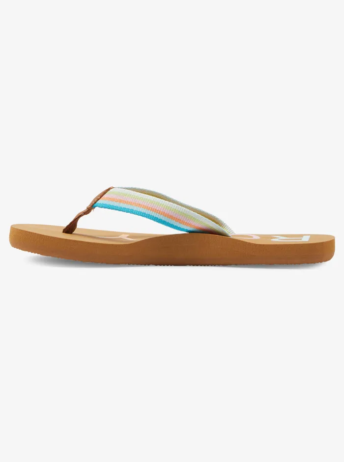 Roxy Shoes and Sandals 416 Colbee FlipFlops Multi 2 8211 Girls
