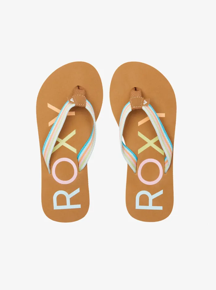 Roxy Shoes and Sandals 416 Colbee FlipFlops Multi 2 8211 Girls