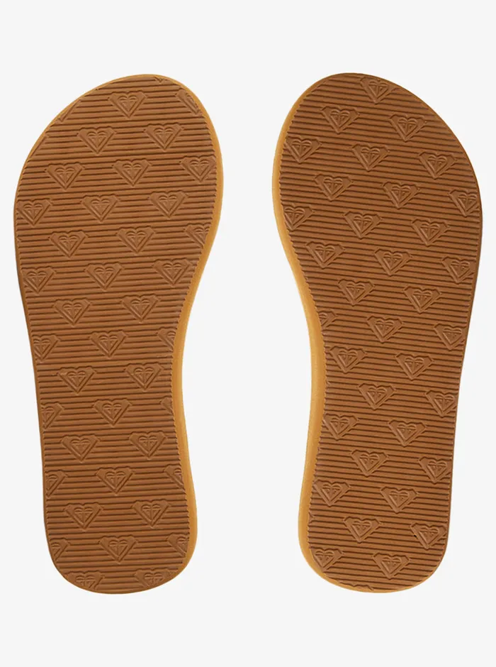 Roxy Shoes and Sandals 416 Costas FlipFlops Rose Gold 8211 Girls