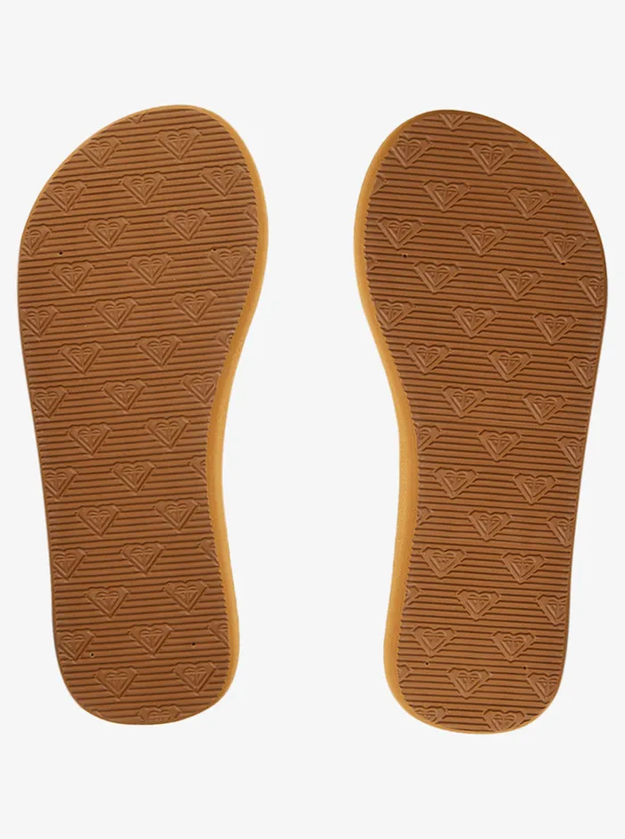 Roxy Shoes and Sandals 416 Costas FlipFlops White 8211 Girls