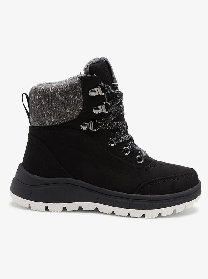 Roxy Shoes and Sandals 416 Karmel LaceUp Boots Black 8211 Girls