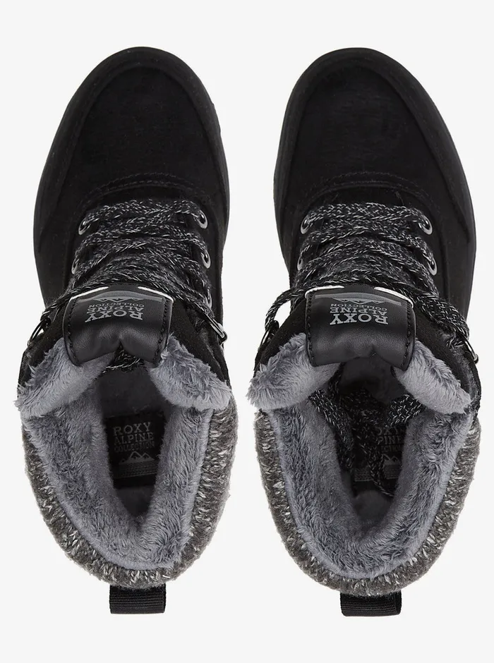 Roxy Shoes and Sandals 416 Karmel LaceUp Boots Black 8211 Girls