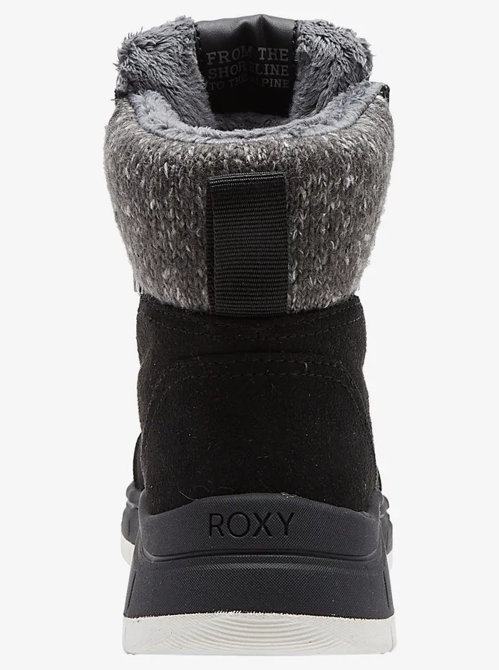 Roxy Shoes and Sandals 416 Karmel LaceUp Boots Black 8211 Girls