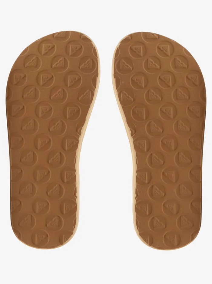 Roxy Shoes and Sandals 416 Porto Motif FlipFlops Barely Pink 8211 Girls