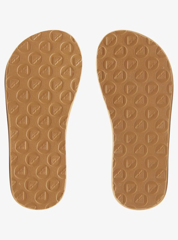 Roxy Shoes and Sandals 416 Porto Raffia FlipFlops Pinkraspberry 8211 Girls