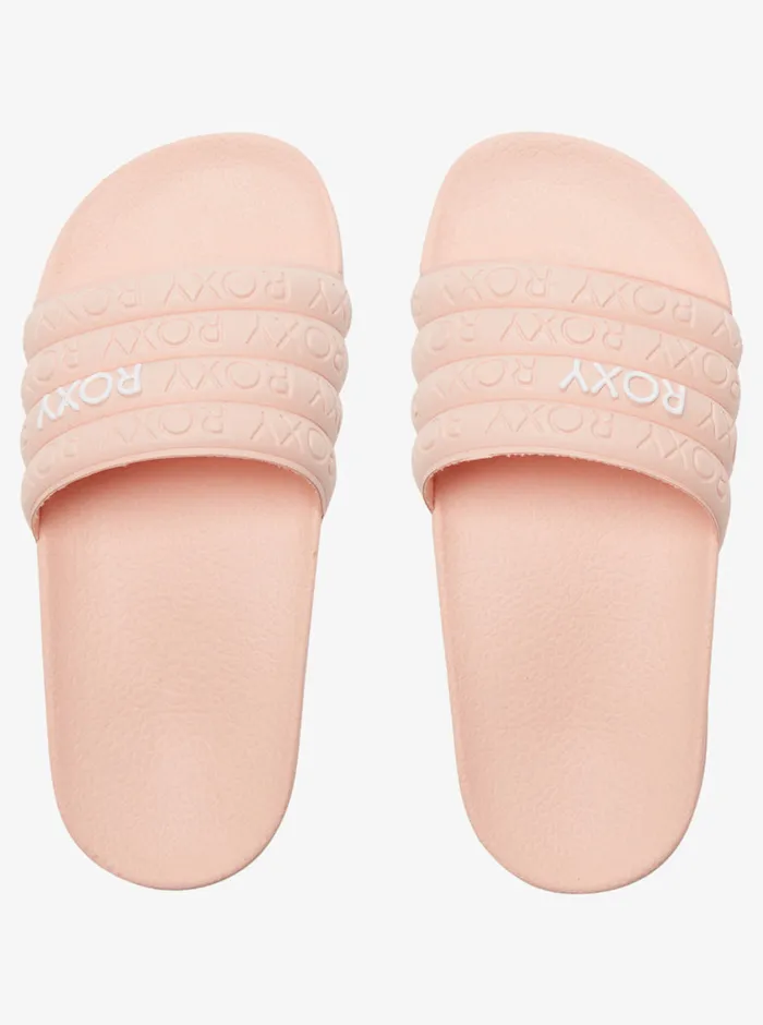 Roxy Shoes and Sandals 416 Slippy WaterFriendly Sandals Peach Parfait 8211 Girls